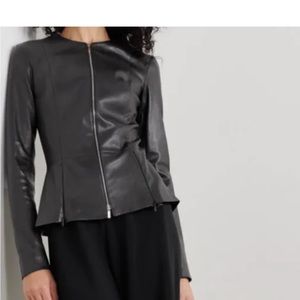 The Row Anasta Lambskin Leather Jacket Size 8